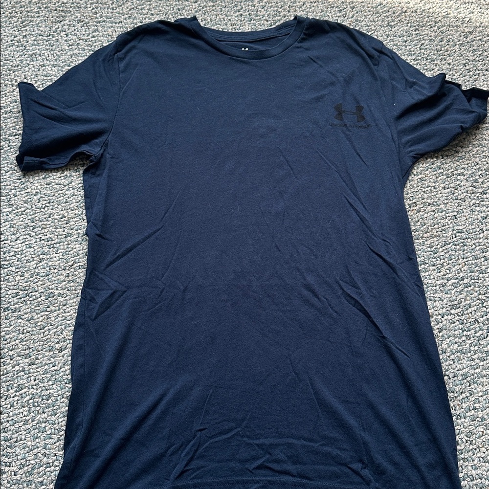 Under Armour Dark Blue Crew Neck Tee